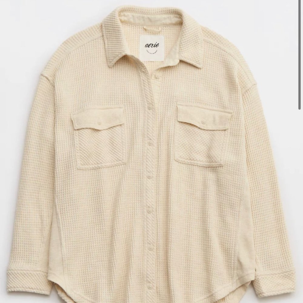 Green Aerie Lumberjane Waffle Shirt